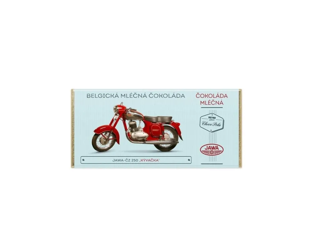 JAWA-ČZ 250 Kývačka, mléčná čokoláda 100 g Výprodej