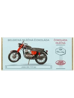 JAWA 350, typ 362, mléčná čokoláda 100 g Značkový
