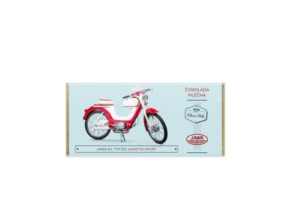JAWA 50, typ 551 Jawetta Sport, mléčná čokoláda 100 g Nakupujte Hned