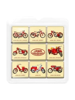 Čokoládové puzzle JAWA, mléčná čokoláda 45 g Ověřený