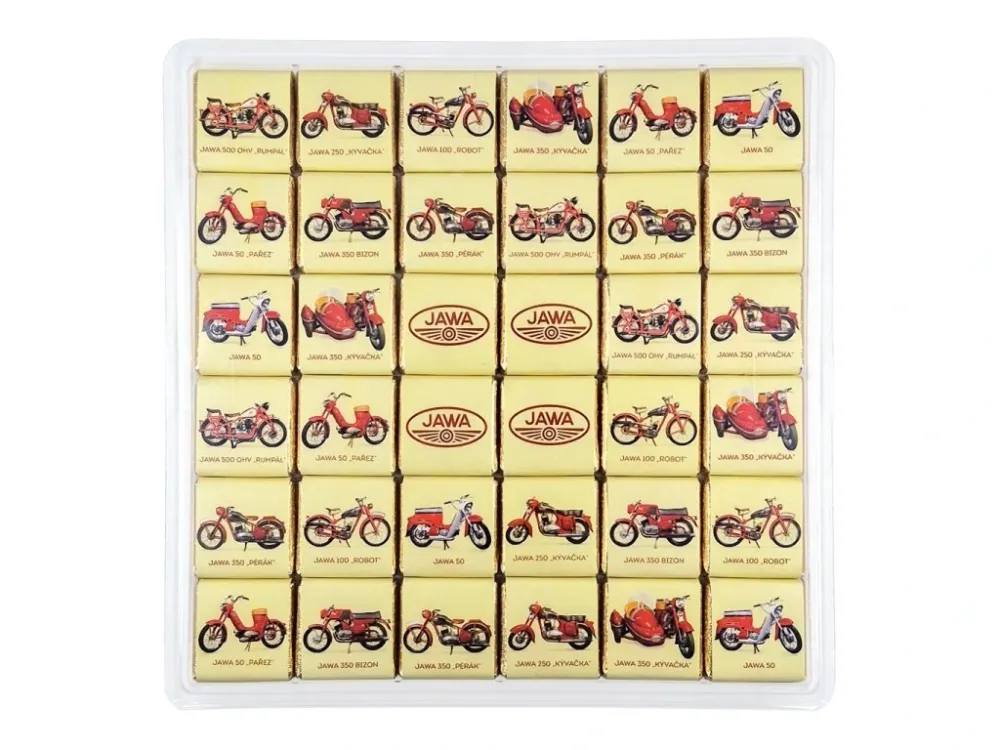 Hit Sezóny Čokoládové puzzle JAWA, mléčná čokoláda 180 g