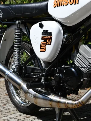 Omezená Nabídka Sportovní výfuk Simson RACING CLASSIC 85 - 110cc