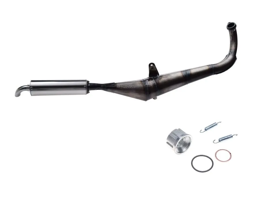 Výfuk Simson RESO C32 Sport - montážní komplet Oblíbený