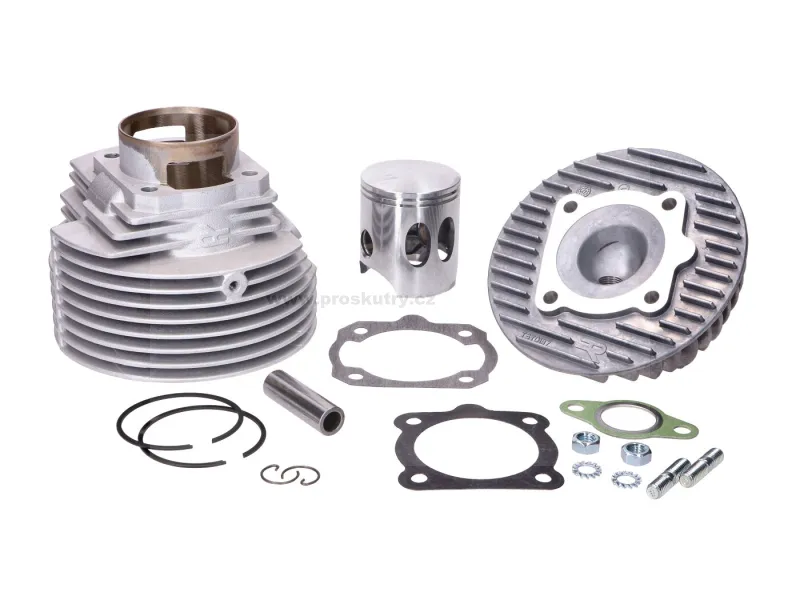 Vrácení Zdarma Sada válce DR 125cc 57mm hliník pro Vespa Primavera, ET3, PK, S, XL 50-125cc