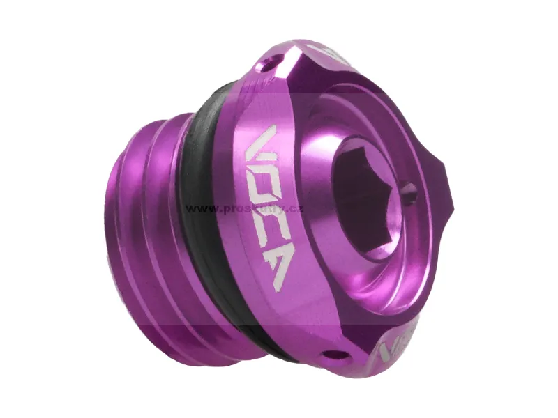 Sleva Plnicí zátka oleje VOCA V2 CNC fialová M16x2 pro Minarelli AM6, Generic, KSR-Moto
