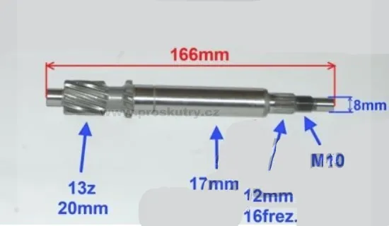 Nejlepší Volba Hřídel spojky 13 zubů pro CPI Popcorn 50 ccm 2T
