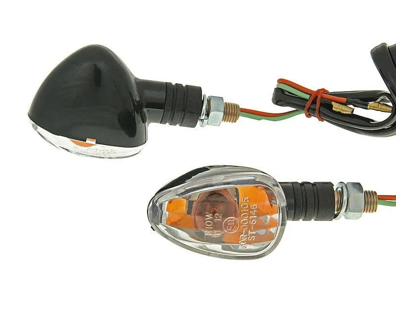 indicator light set M10 thread black Doozy transparent, short version Cenově Výhodný