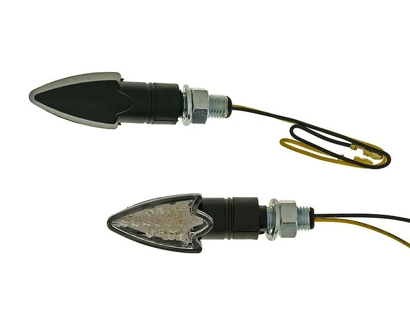 Kup Teď indicator light set M10 thread LED black Arrow clear glass