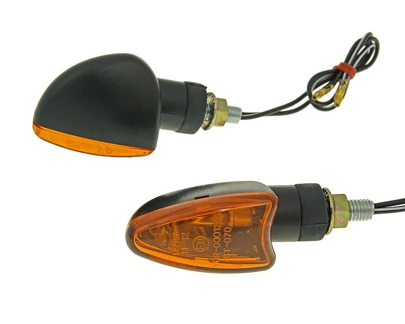 indicator light set M8 thread black Edge orange, short version Cenový Hit