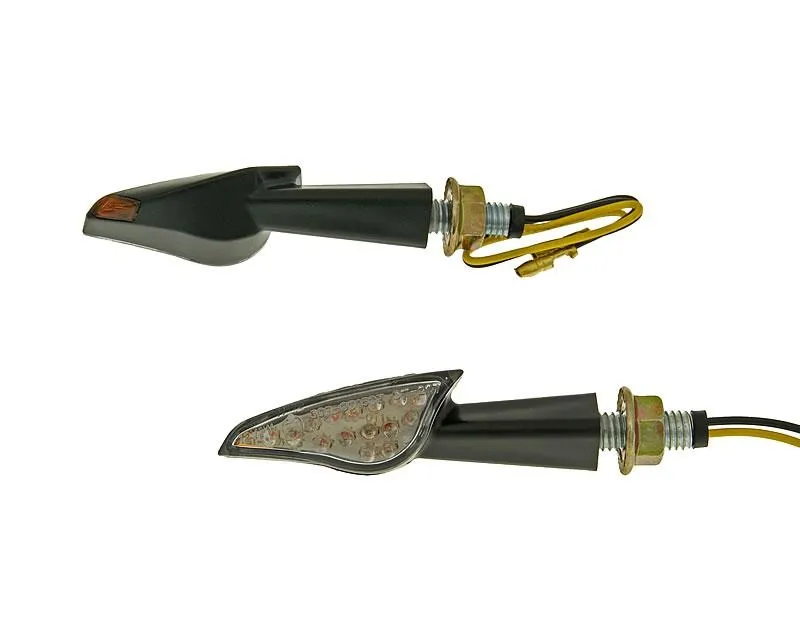 Nízká Cena indicator light set M8 thread LED black Spike clear glass
