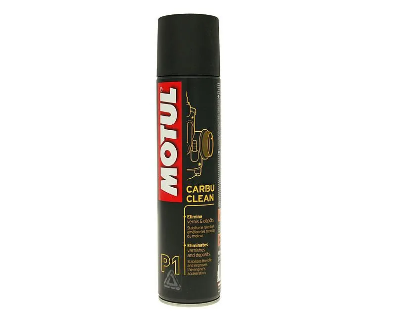 Motul P1 Carbu Clean 400 ml -čistič karburátoru Vysoce Kvalitní