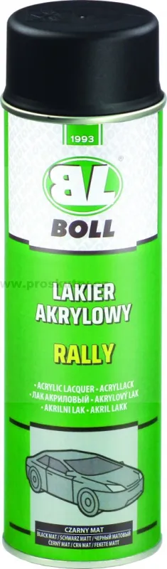 Akrylový černý sprej Mat Boll 500ml Zlevněný