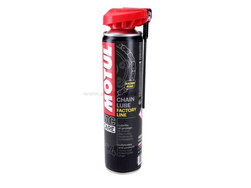 Sprej na řetěz Motul MC Care C4 Chain Lube Factory Line Racing Road 400ml Top Prodej