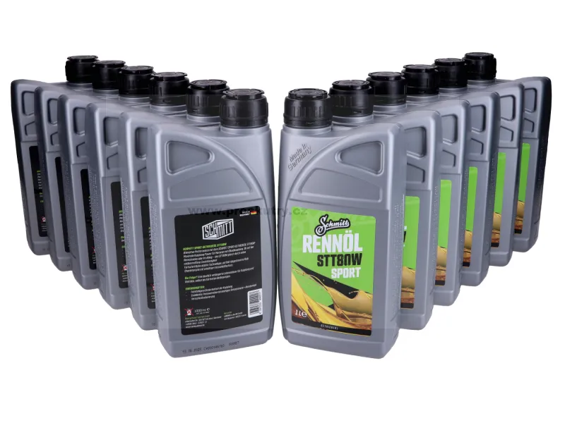 Převodový olej Schmitt racing oil STT80W 1 litr - balení 12 kusů Cenová Bomba