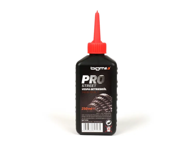 Převodový olej BGM PRO STREET pro Vespa SAE30 API GL 3 250ml Bezpečná Platba