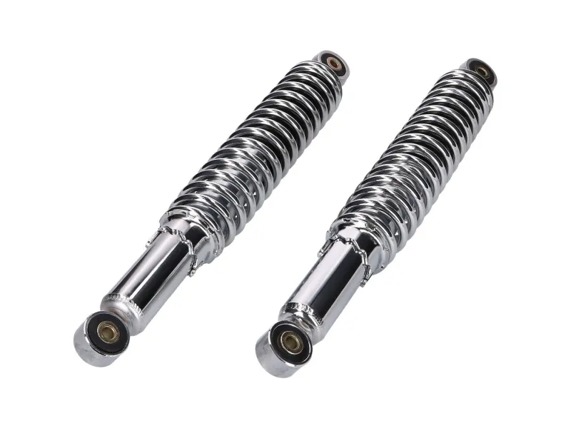 Sada tlumičů 380 mm, nastavitelné 5 poloh pro Simson S50, S51E S51, S70E, S70, S53, S83 Enduro Dokud Zásoby Vydrží