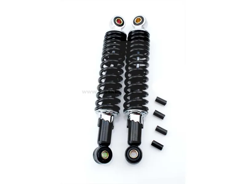 Sada tlumičů černé 260mm 5-nastavitelné pro Kreidler Flory, Zündapp, Hercules, Puch Top Prodej