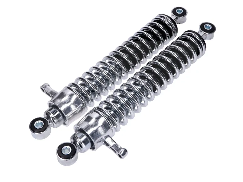 Top Prodej Nastavitelné chromované tlumiče Schmitt 360mm pro Simson S51, S70, S53, S83 Enduro