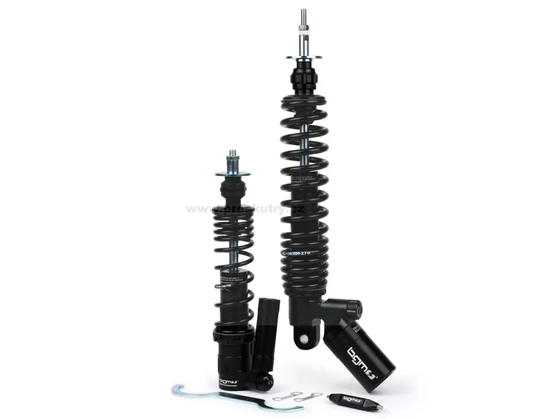 Sada tlumičů BGM PRO SC/F16 COMPETITION Soft black pro Vespa Primavera 125 (2017-), Vespa Primavera 150 (2017-), Vespa Sprint 125 (2017-), Vespa Spri Bezpečná Platba
