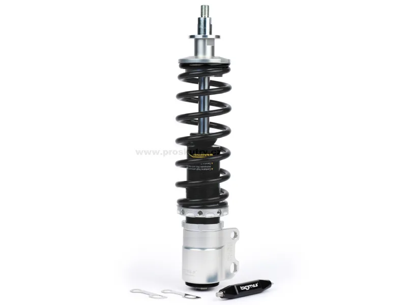 Přední tlumič BGM PRO SC/F1 SPORT, 240mm, černo/stříbrný pro Vespa PX80, PX125, PX150, PX200, T5 125cc Jen Po Omezenou Doba