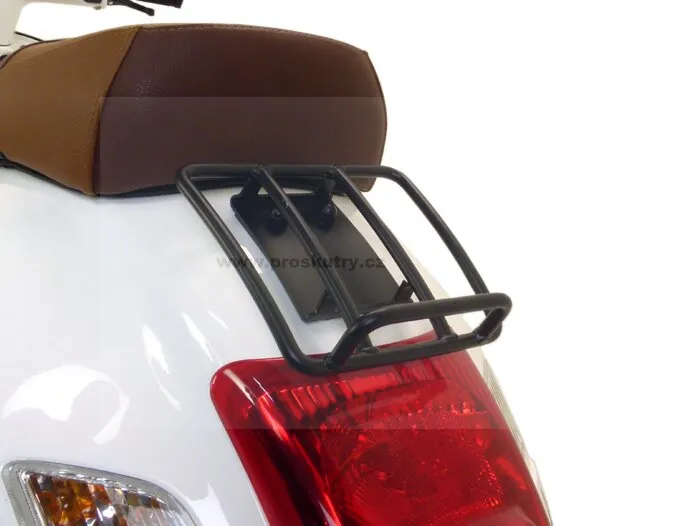 Kup Teď Zadní nosič zavazadel Moto Nostra Sprint Rack Vespa GT, GTL, GTV, GTS, GTS Super, GT60 125-200-250-300cc černý matný