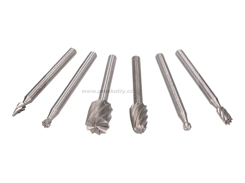 Sleva Sada frézek HSS průměr 2,3,5,7mm 6 kusů