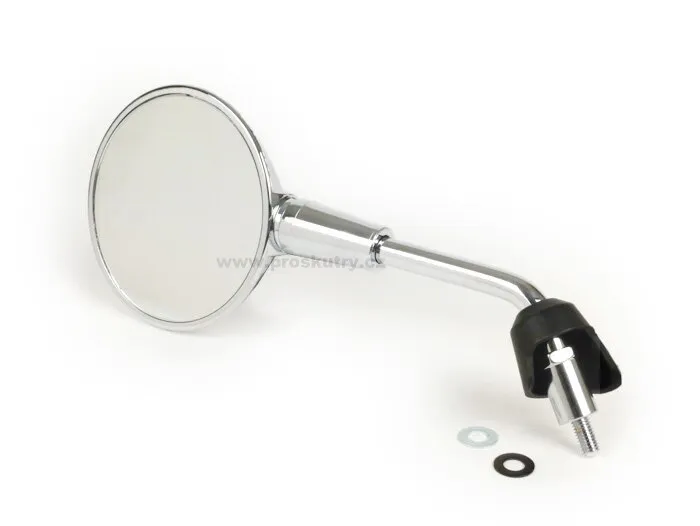 Levé zrcátko Moto Nostra Shorty Chrome pro Vespa GTS 125-300 HPE 19-, Primavera 50-150, Vespa Sprint 50-150 Nízká Cena